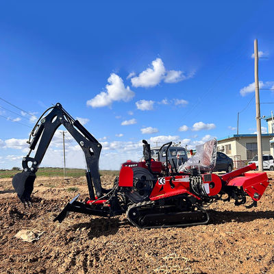 35 KM Garden Mini Crawler Traktor HYCT-25D z przednim dozerem