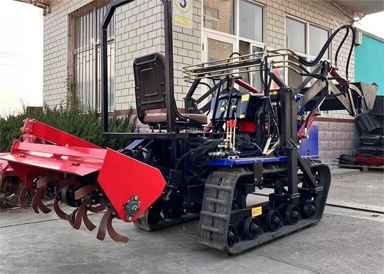 Mini Crawler Tractor ogrodowy 25hp 35hp Gumowy Tractor ogrodowy z torem
