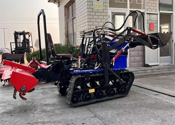 Mini Crawler Tractor ogrodowy 25hp 35hp Gumowy Tractor ogrodowy z torem