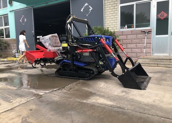 Rolnicze 35HP suchy Land Crawler Traktor Mini z kultywatorem obrotowym