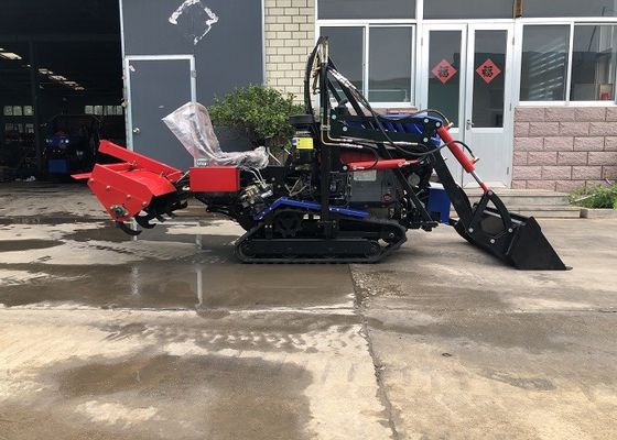 Rolnicze 35HP suchy Land Crawler Traktor Mini z kultywatorem obrotowym