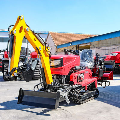 Wykorzystanie całkowicie wyposażonego toru Rototiller 25HP 35HP Tiller Cultivator Mini Farm Crawler Traktor