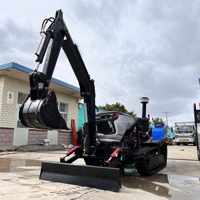 Crawler Mini Traktor 50 KM Kultywator obrotowy Buldozer Maszyny rolnicze