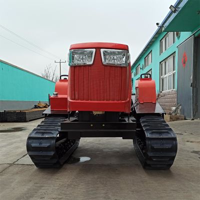 W pełni automatyczny Mini Crawler Tractor 80HP Rotary Mini Cultivator