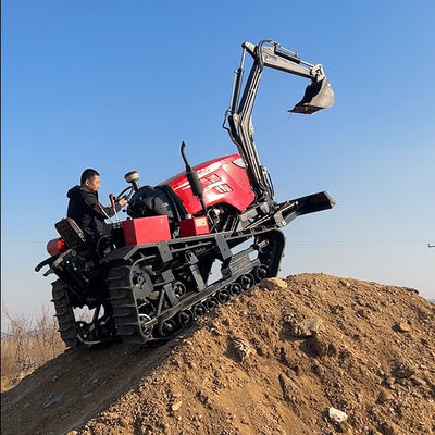 80 KM Mini kultywatory Tiller Rolnictwo Rolnictwo Telekomputerowy Crawler Traktor Trencher kosiarka Do sprzedaży