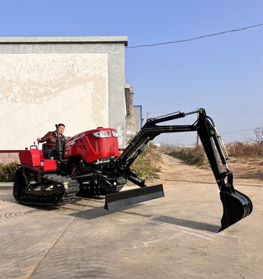 Rolnicze 80KM ciągnik pełzający Mini Dozer ciągnik sprzęt rolniczy