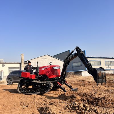 Rolnicze 80KM ciągnik pełzający Mini Dozer ciągnik sprzęt rolniczy