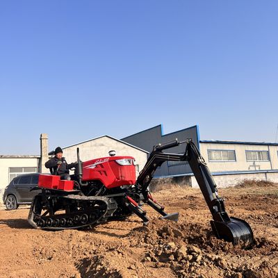 Rolnicze 80KM ciągnik pełzający Mini Dozer ciągnik sprzęt rolniczy