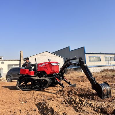 Rolnicze 80KM ciągnik pełzający Mini Dozer ciągnik sprzęt rolniczy