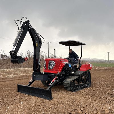 80KM Maszyny rolnicze Sprzęt rolniczy Kultywator obracający się Tiller Rolniczy Mini Crawler Traktor