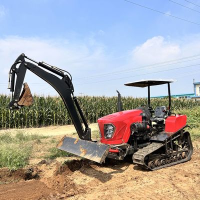 80KM Maszyny rolnicze Sprzęt rolniczy Kultywator obracający się Tiller Rolniczy Mini Crawler Traktor