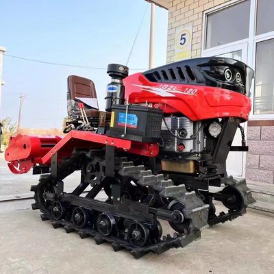 Maszyny rolnicze Sprzęt 35HP Diesel Farm Walking Tractor With Rotary Tillage Machine