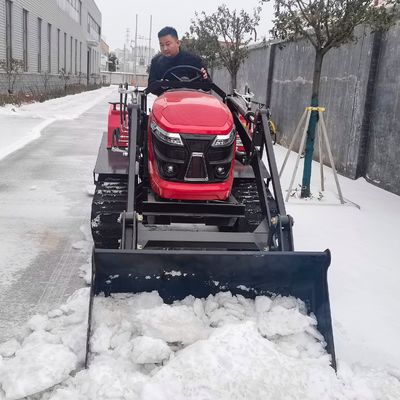 Gumowe tory rolnicze Ryż paddy traktor rolniczy 50hp ciągnik pełzający