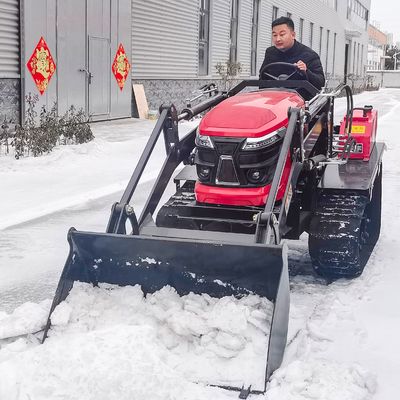 Gumowe tory rolnicze Ryż paddy traktor rolniczy 50hp ciągnik pełzający