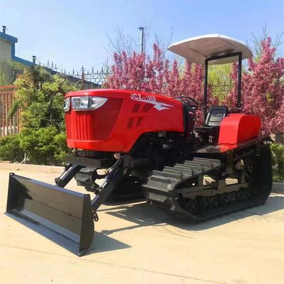 120hp Orchard Crawler Cultivator Mały Rotary Vineyard Crawler Traktor