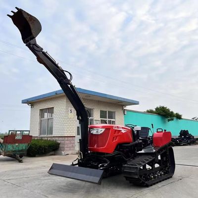120hp Orchard Crawler Cultivator Mały Rotary Vineyard Crawler Traktor