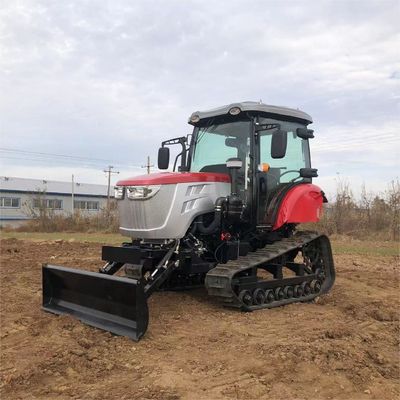 120KM Traktor z zamkniętą kabiną Sprzęt rolniczy Traktor mini z napędem napędowym