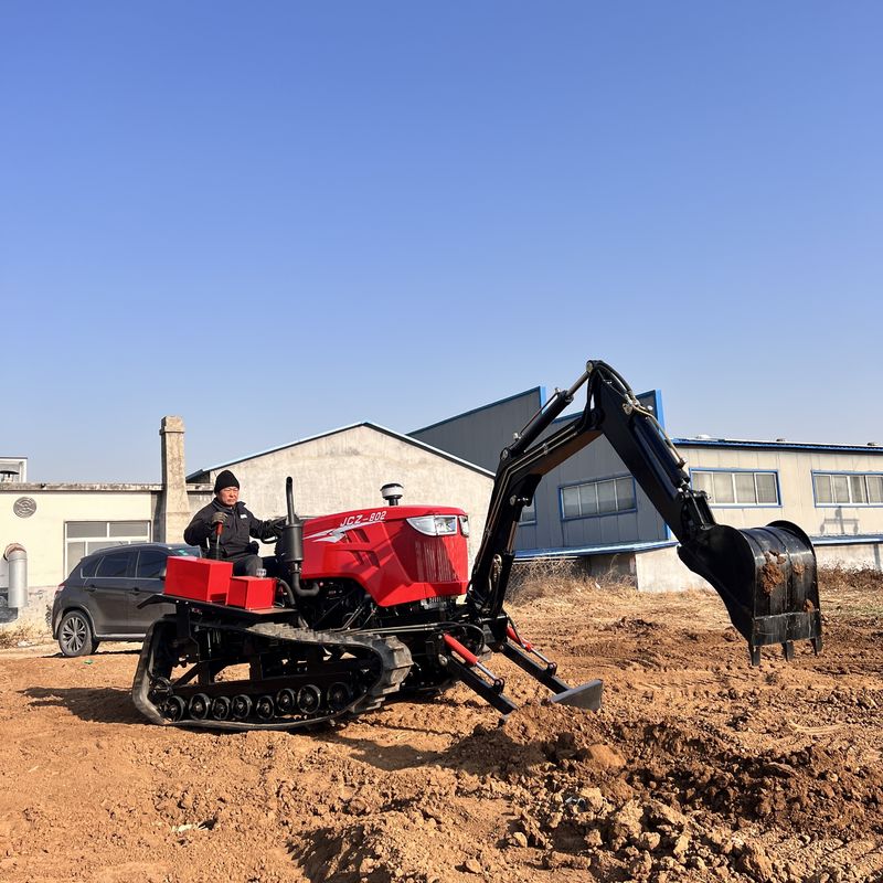 Mały rolnik rolniczy mechanizm obracający rolniczy traktor mini crawler dla gospodarstw rolnych