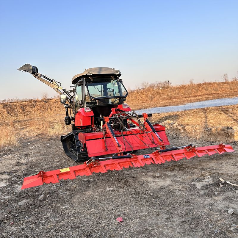 Wielofunkcyjny 120KM traktor kruchowy kultywator gumowy ciągnik kruchowy na sprzedaż